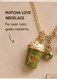 KWAAI Matcha Love Necklace