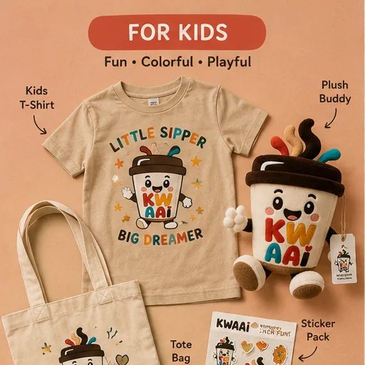 Kids KWAAI Coffee T-Shirt