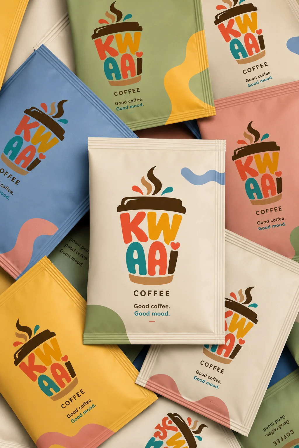 KWAAI Coffee packet artwork